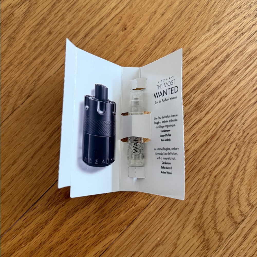 Azzaro the most wanted perfume sample